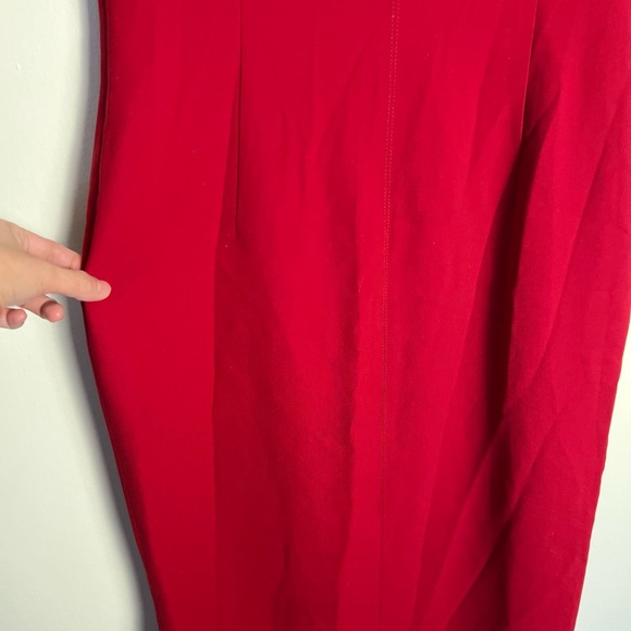 Maggy London Womens Maxi Slip Dress Red 10 Cocktail Festive Occasion Christmas - Picture 15 of 17
